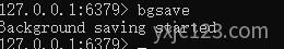 Redis bgsave命令 Redis bgsave命令