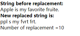 PHP str_replace() 函数