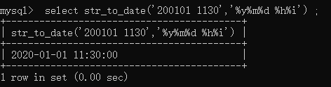 mysql str_to_date() 函数 mysql str_to_date() 函数