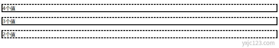 css border-style 边框样式