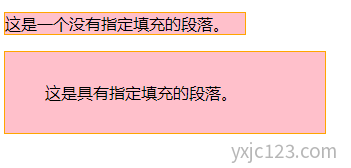 css padding 内边距