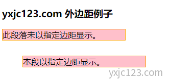 css margin 外边距