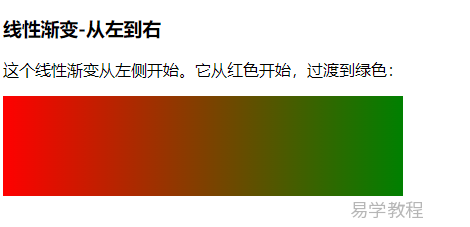 css 渐变色