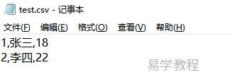 PHP fputcsv() 函数