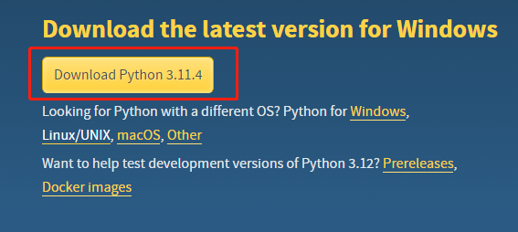 Windows安装Python