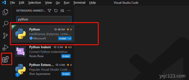 使用vscode开发Python