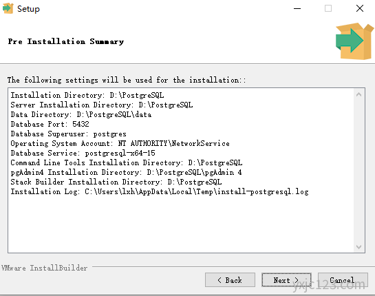Windows 安装 PostgreSQL 数据库
