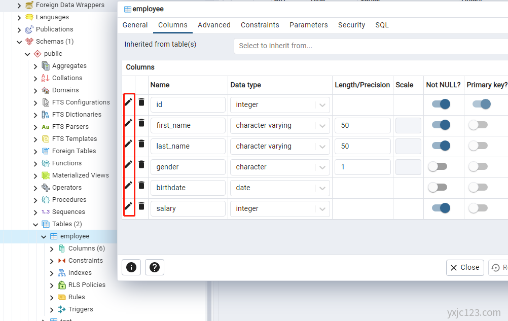 PostgreSQL 修改字段类型