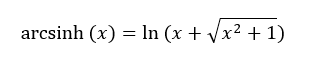 NumPy arcsinh() 函数 NumPy arcsinh() 函数