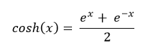 NumPy cosh() 函数 NumPy cosh() 函数