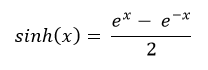 NumPy sinh() 函数 NumPy sinh() 函数